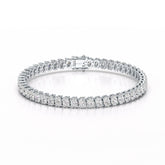 12.25 CT Oval Lab Grown Diamond Tennis Bracelet
